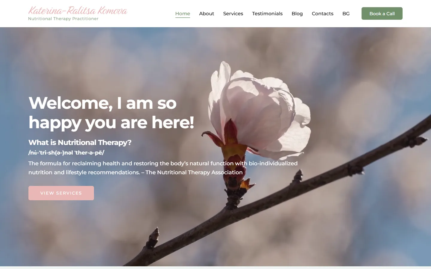 katerinakomova.com — Nutritional therapy