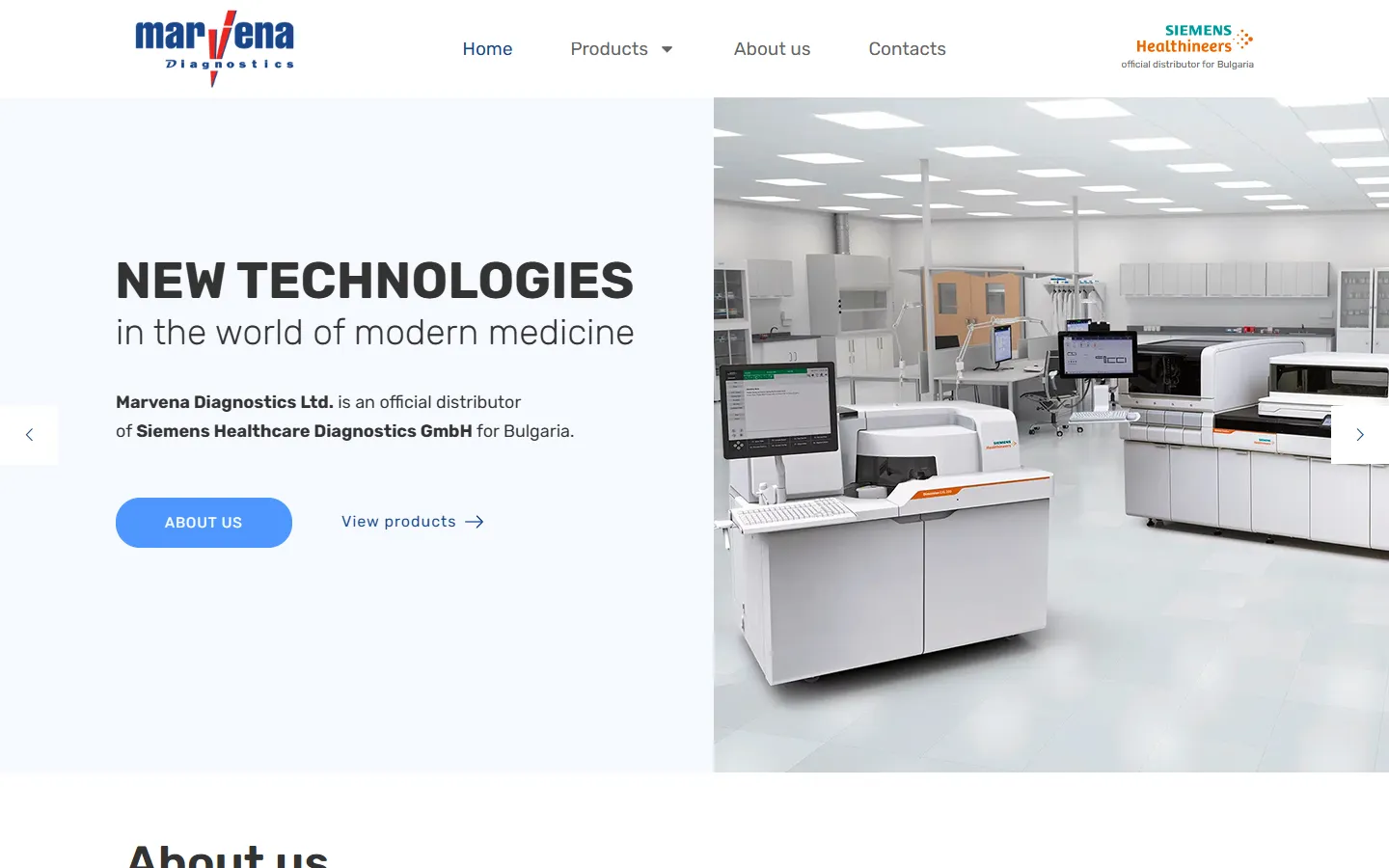marvena-dx.com — Medical diagnostics and laboratory solutions
